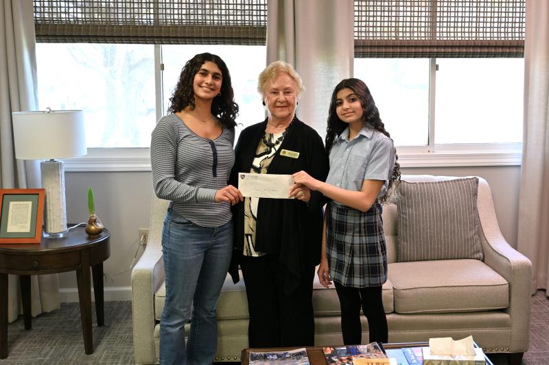 Worcester Prep donates to foundation